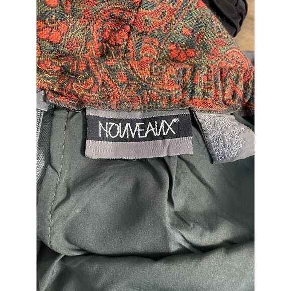 Nouveaux Vintage Skirt  Straight Pencil Lined Beads Paisley - Picture 10 of 10